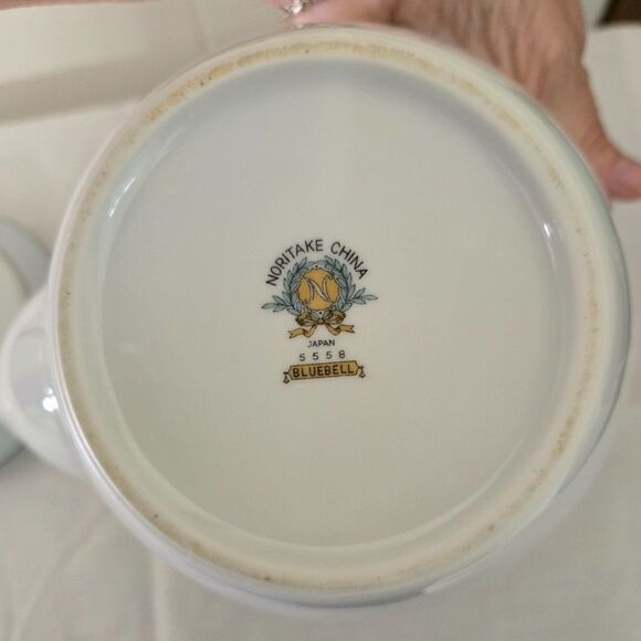 Vintage Noritake 5558 Bluebell Porcelain Teapot 48oz Perfect Condition No Flaws - Picture 5 of 7